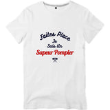 T-shirt pompier Homme - Faites place je suis un sapeur pompier - POMPIER SHOP