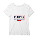 T-shirt pompier Femme - Pompier bien plus qu'un métier - POMPIER SHOP