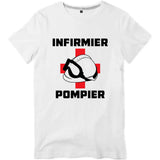 T-shirt pompier Homme - Infirmier pompier - POMPIER SHOP
