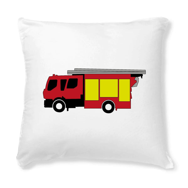 Coussin personnalisé en forme de camion de pompiers avec nom personnalisé en peluche véhicule de construction impression 2D à plat décoratif pour pompiers cadeaux pour hommes femmes anniversaire Noël Coussin personnalisé en forme de camion de pompiers avec nom personnalisé en peluche véhicule de construction impression 2D à plat décoratif pour pompiers cadeaux pour hommes femmes anniversaire Noël