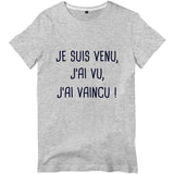 T-shirt pompier Homme - Je suis venu j'ai vu j'ai vaincu - POMPIER SHOP