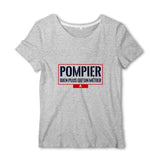 T-shirt pompier Femme - Pompier bien plus qu'un métier - POMPIER SHOP