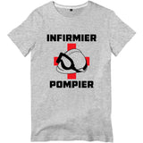 T-shirt pompier Homme - Infirmier pompier - POMPIER SHOP