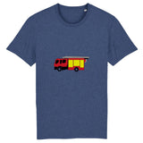 T-shirt pompier unisexe - Camion de pompier - POMPIER SHOP