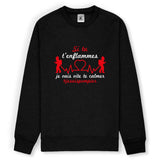 Sweat-shirt pompier unisexe - Si tu t'enflammes je vais vite te calmer #jesuispompier - POMPIER SHOP