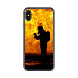 Coque pour Iphone  - Pompier en exercice - POMPIER SHOP